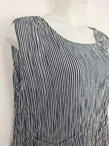 Alquema Striped Textured Shift Dress Size L by SwapUp-Online Second Hand Store-Online Thrift Store