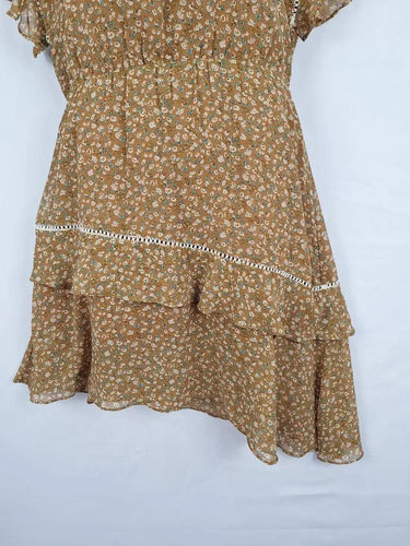 Amelius Broderie Trimmed Pretty Tiered MIdi Dress Size 12 by SwapUp-Online Second Hand Store-Online Thrift Store