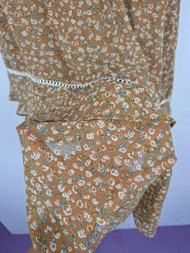 Amelius Broderie Trimmed Pretty Tiered MIdi Dress Size 12 by SwapUp-Online Second Hand Store-Online Thrift Store