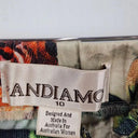 Andiamo Tapered Roses Elasticated Split Hem Pants Size 10 by SwapUp-Online Second Hand Store-Online Thrift Store