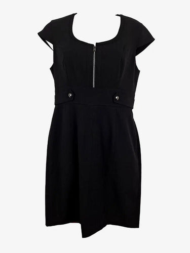 Andrew Marc Half Belted Zip Front Dress Size 4 by SwapUp-Online Second Hand Store-Online Thrift Store
