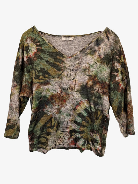 Angela Italian Forest Top Size S by SwapUp-Online Second Hand Store-Online Thrift Store
