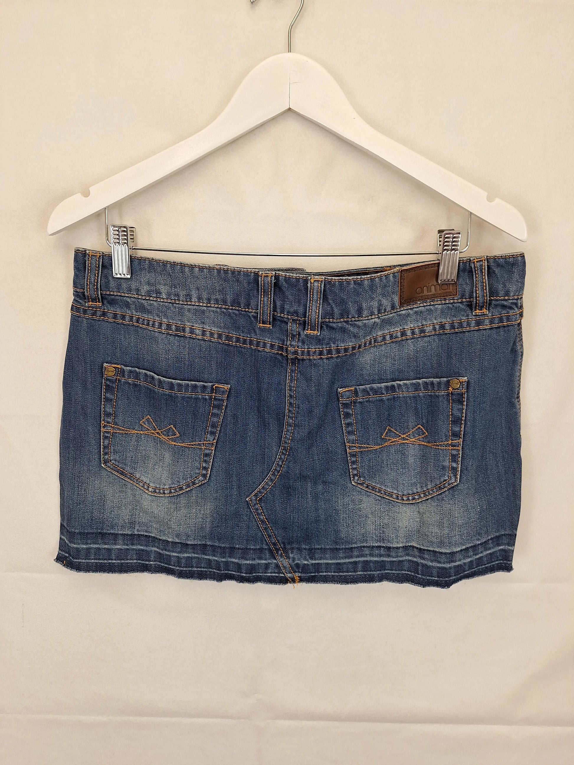 American Eagle Outfitters, Shorts, American Eagle Jean Shorts Size 8  Minor Distress Good Condition