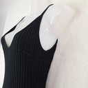 Anna Quan Knitted Flared Onyx Dress Size 8 by SwapUp-Online Second Hand Store-Online Thrift Store