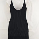 Anna Quan Knitted Flared Onyx Dress Size 8 by SwapUp-Online Second Hand Store-Online Thrift Store