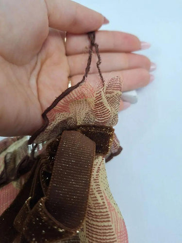 Anna Sui Silk Dainty Brown Skirt Size 10 by SwapUp-Online Second Hand Store-Online Thrift Store