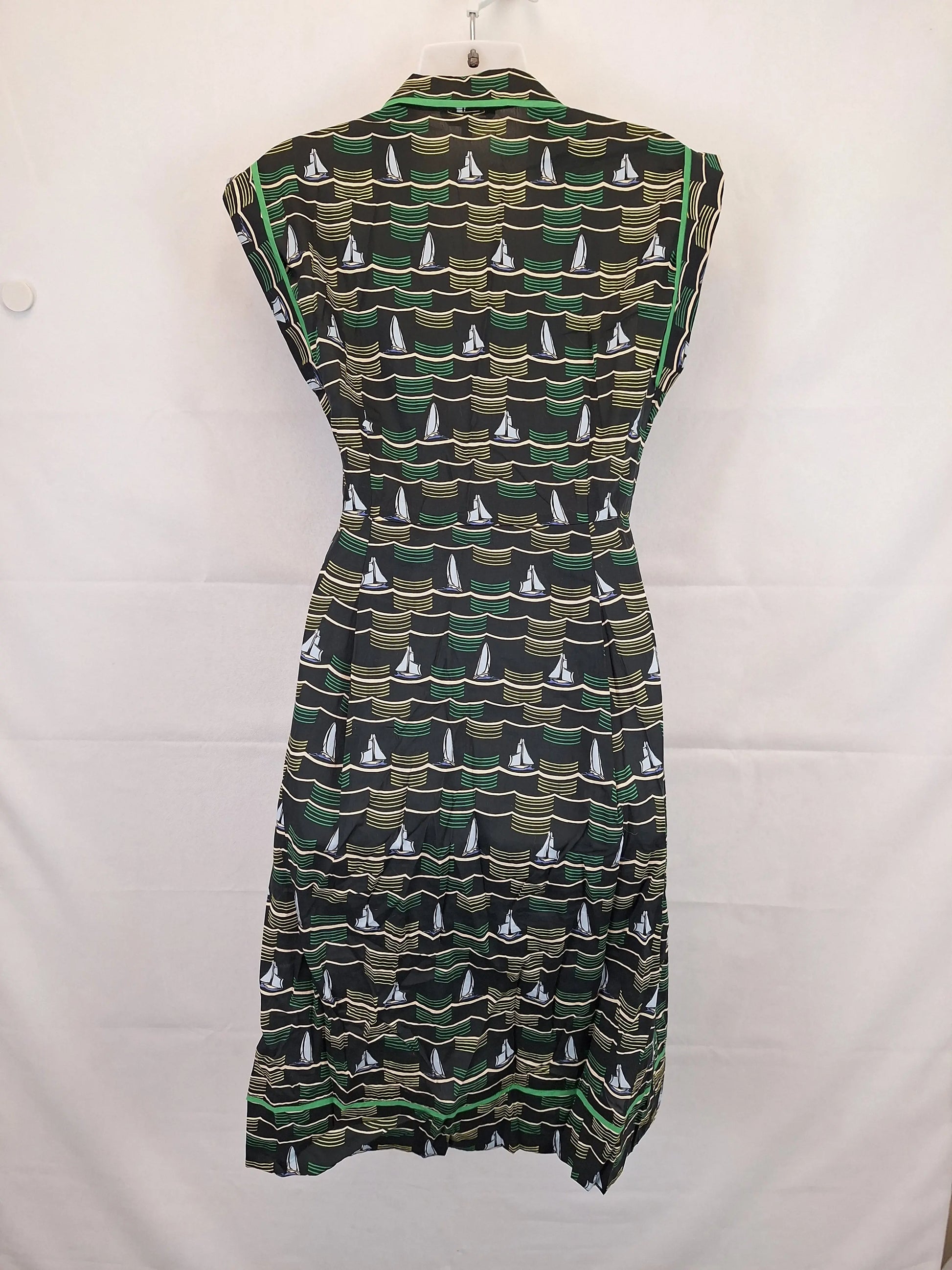 Anna Thomas Retro Sailor A Line Midi Dress Size 8 by SwapUp-Online Second Hand Store-Online Thrift Store