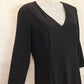 Anthea Crawford Sophisticated Simple V Neck  Dress Size 10 by SwapUp-Online Second Hand Store-Online Thrift Store