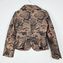 Armani Collezioni 80's Rose V Neck Blazer Size 8 by SwapUp-Online Second Hand Store-Online Thrift Store