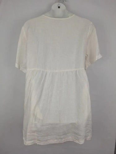 Assembly Label Light Casual Linen Smock Midi Dress Size 10 by SwapUp-Online Second Hand Store-Online Thrift Store
