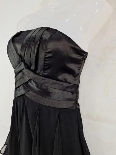 Assorted Brands Chic Ruffle Strapless Party Dress Size 10 by SwapUp-Online Second Hand Store-Online Thrift Store