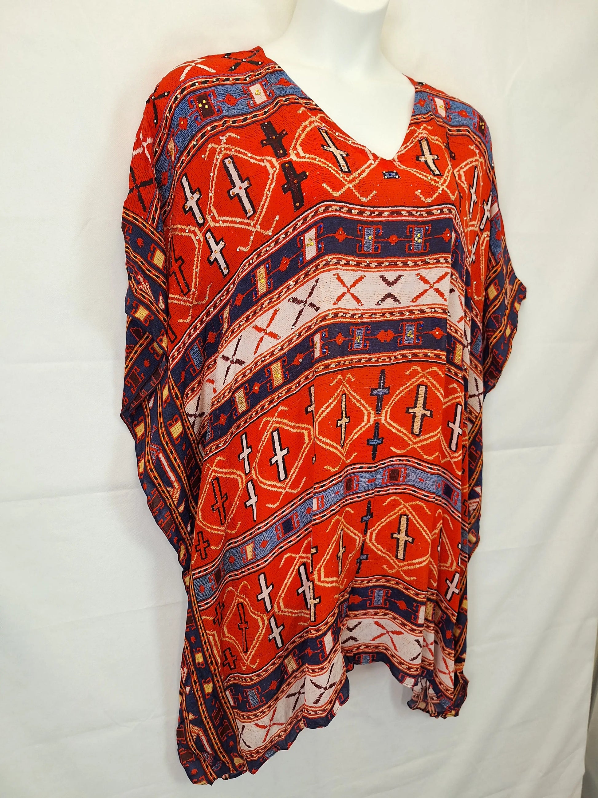 Assorted Brands Lightweight Sequin Kaftan Dress Size 12 by SwapUp-Online Second Hand Store-Online Thrift Store