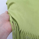 Assorted Brands Lime Cashmere Winter Essential Scarf Size OSFA by SwapUp-Online Second Hand Store-Online Thrift Store