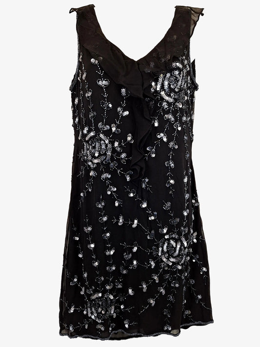 Assorted Brands Retro Evening Sequin Mini Dress Size 12 by SwapUp-Online Second Hand Store-Online Thrift Store