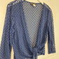 Assorted Brands Sheer Lace Tie Front Cardigan Size 16 by SwapUp-Online Second Hand Store-Online Thrift Store