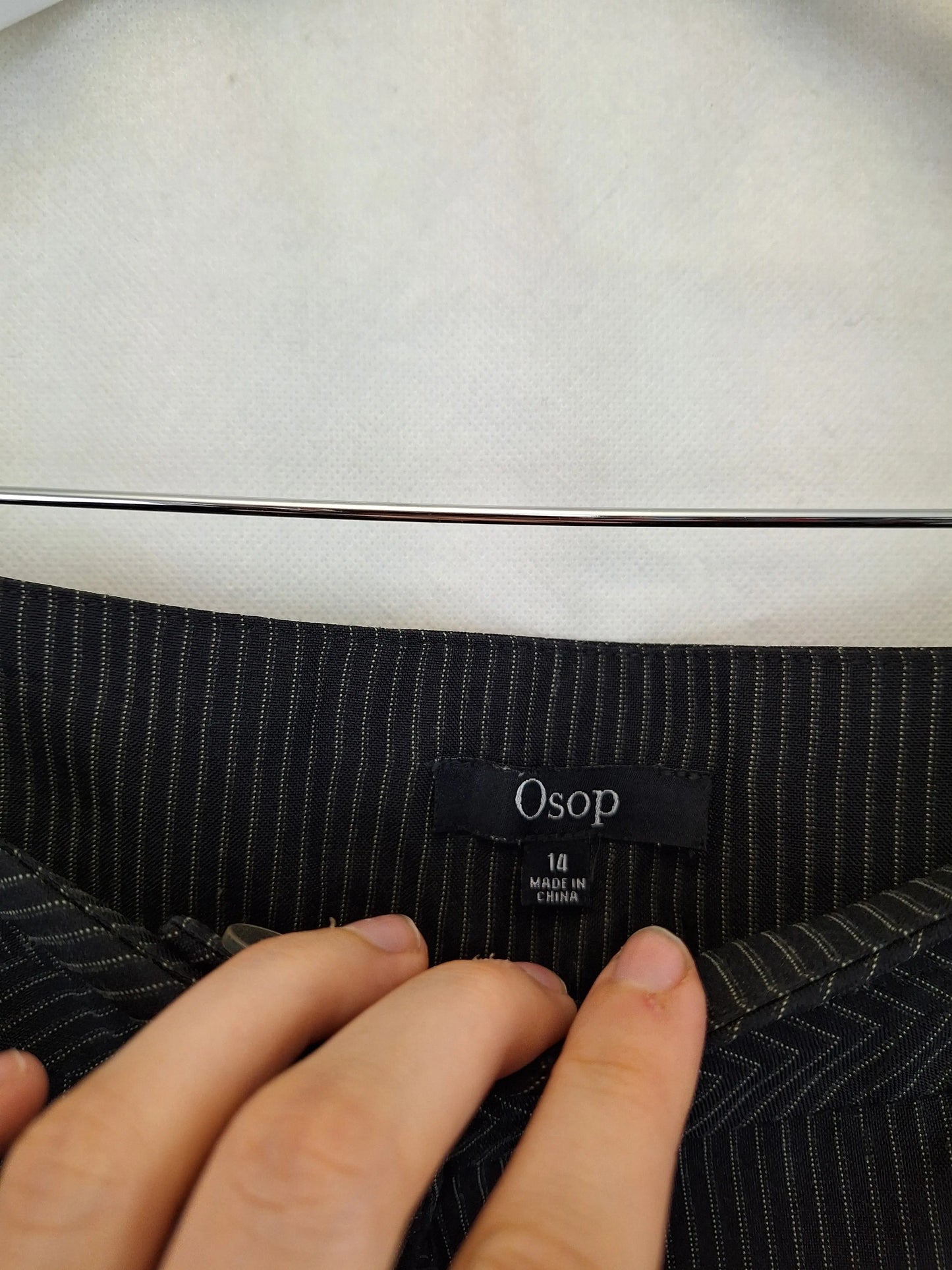 Assorted Brands Stylish Pinstripe Tailored Pants Size 14 by SwapUp-Online Second Hand Store-Online Thrift Store