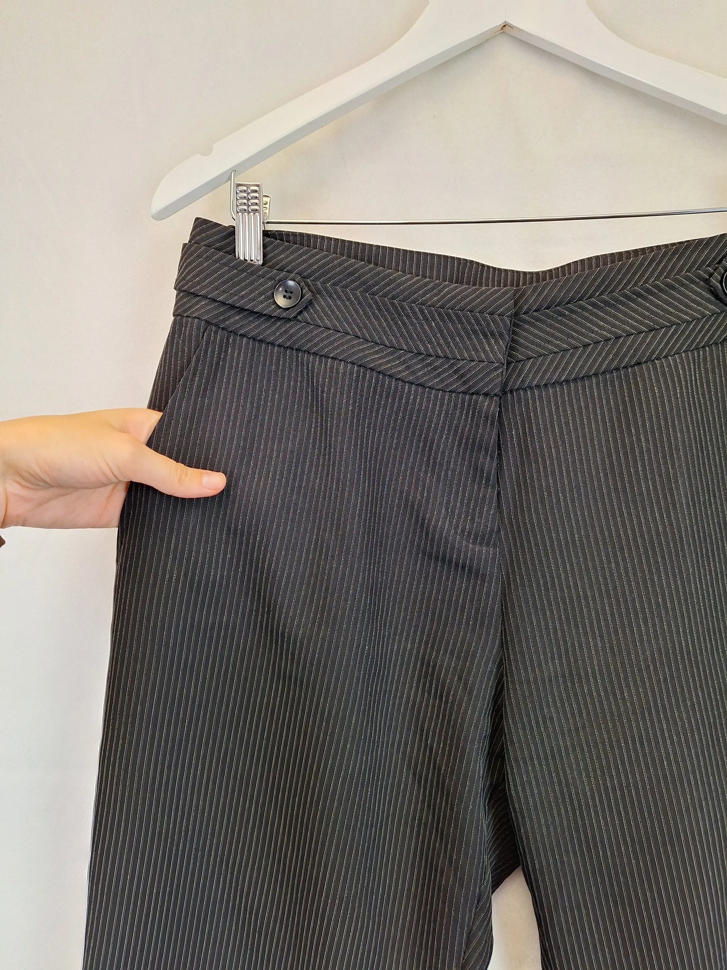 Assorted Brands Stylish Pinstripe Tailored Pants Size 14 by SwapUp-Online Second Hand Store-Online Thrift Store