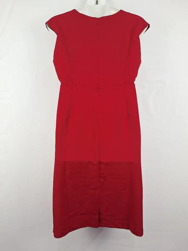 Atmos & Here Burgundy Tailored Amy Midi Dress Size 18 by SwapUp-Online Second Hand Store-Online Thrift Store