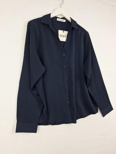 Atmos & Here Classic Navy Allie Blouse Size 18 by SwapUp-Online Second Hand Store-Online Thrift Store
