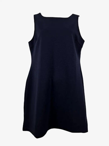 Atmos & Here Classic  Navy Textured Stretch Office Midi Dress Size 18 by SwapUp-Online Second Hand Store-Online Thrift Store