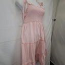 Atmos & Here Cotton Candy Shirred Tiered Maxi Dress Size 16 by SwapUp-Online Second Hand Store-Online Thrift Store