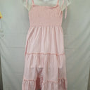 Atmos & Here Cotton Candy Shirred Tiered Maxi Dress Size 16 by SwapUp-Online Second Hand Store-Online Thrift Store