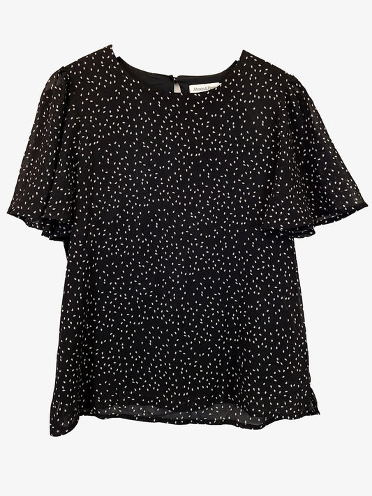 Atmos & Here Elegant Flutter Sleeve  Top Size 10 by SwapUp-Online Second Hand Store-Online Thrift Store