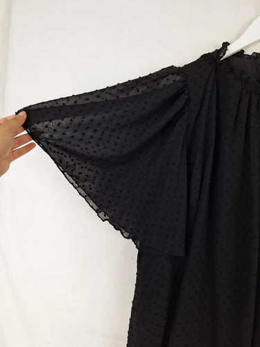 Atmos & Here High Neck Ruffle Textured Blouse Size 20 by SwapUp-Online Second Hand Store-Online Thrift Store