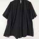 Atmos & Here High Neck Ruffle Textured Blouse Size 20 by SwapUp-Online Second Hand Store-Online Thrift Store