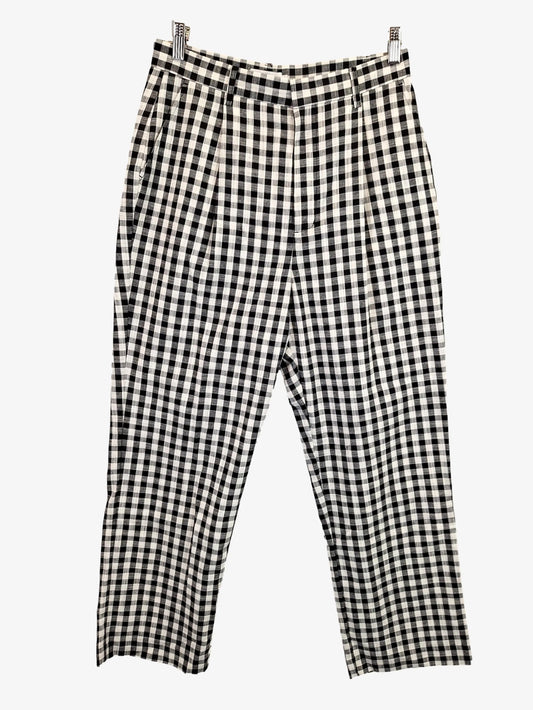 Atmos & Here High Waisted Tailored Gingham Pants Size 12 by SwapUp-Online Second Hand Store-Online Thrift Store