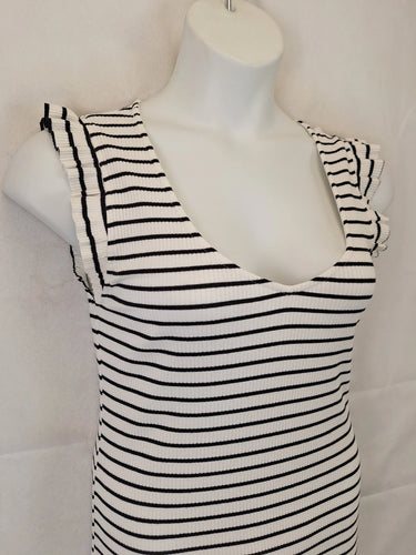 Atmos & Here Stretch Frill Sleeve Jersey Midi Dress Size 12 by SwapUp-Online Second Hand Store-Online Thrift Store
