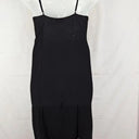 Auguste Chic Embroidered Little Black Slip Dress Size 16 by SwapUp-Online Second Hand Store-Online Thrift Store