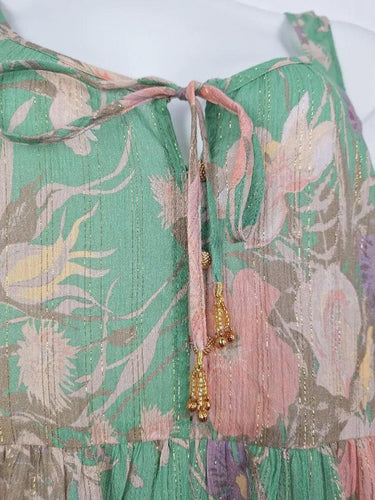 Auguste Ethereal Floral Sparkle Dress Size 12 by SwapUp-Online Second Hand Store-Online Thrift Store