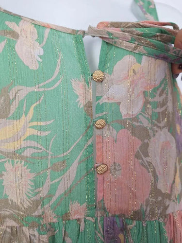 Auguste Ethereal Floral Sparkle Dress Size 12 by SwapUp-Online Second Hand Store-Online Thrift Store