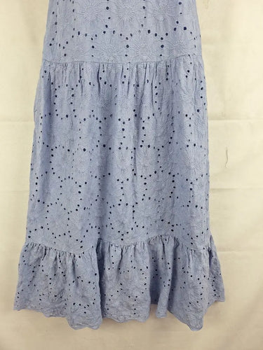 Auguste Summer Skyblue Floral Dress Size 4 by SwapUp-Online Second Hand Store-Online Thrift Store