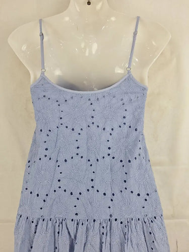 Auguste Summer Skyblue Floral Dress Size 4 by SwapUp-Online Second Hand Store-Online Thrift Store