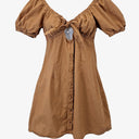 Ava & Ever Essential Caramel Puff Sleeve Mini Dress Size 10 by SwapUp-Online Second Hand Store-Online Thrift Store