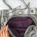 B Makowsky Metallic Stylish Shoulder Bag by SwapUp-Online Second Hand Store-Online Thrift Store