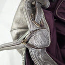 B Makowsky Metallic Stylish Shoulder Bag by SwapUp-Online Second Hand Store-Online Thrift Store