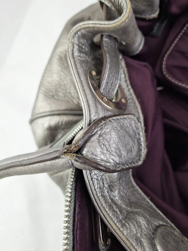 B Makowsky Metallic Stylish Shoulder Bag by SwapUp-Online Second Hand Store-Online Thrift Store