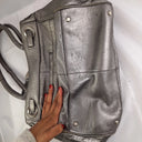 B Makowsky Metallic Stylish Shoulder Bag by SwapUp-Online Second Hand Store-Online Thrift Store