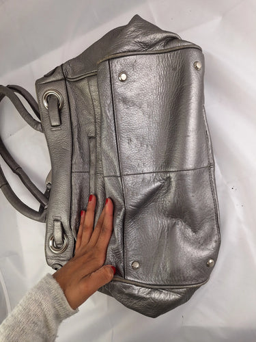 B Makowsky Metallic Stylish Shoulder Bag by SwapUp-Online Second Hand Store-Online Thrift Store