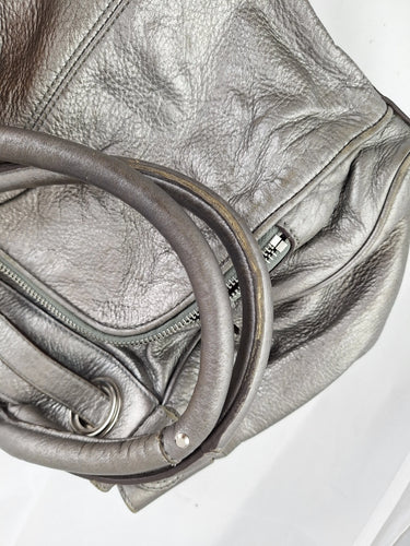 B Makowsky Metallic Stylish Shoulder Bag by SwapUp-Online Second Hand Store-Online Thrift Store
