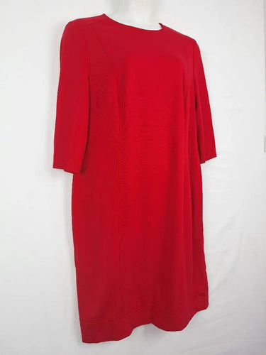 BASLER Classic Raspberry Tailored Midi Dress Size XL by SwapUp-Online Second Hand Store-Online Thrift Store