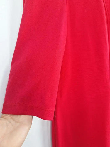 BASLER Classic Raspberry Tailored Midi Dress Size XL by SwapUp-Online Second Hand Store-Online Thrift Store