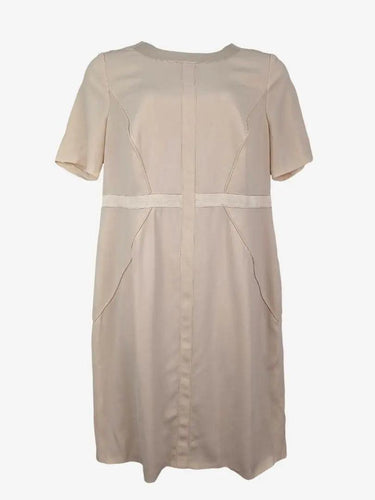 BASLER Elegant Ivory Panelled Midi Dress Size L by SwapUp-Online Second Hand Store-Online Thrift Store