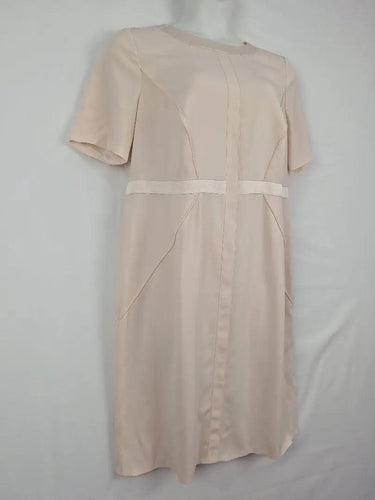 BASLER Elegant Ivory Panelled Midi Dress Size L by SwapUp-Online Second Hand Store-Online Thrift Store