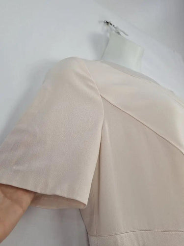BASLER Elegant Ivory Panelled Midi Dress Size L by SwapUp-Online Second Hand Store-Online Thrift Store