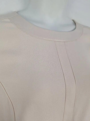 BASLER Elegant Ivory Panelled Midi Dress Size L by SwapUp-Online Second Hand Store-Online Thrift Store