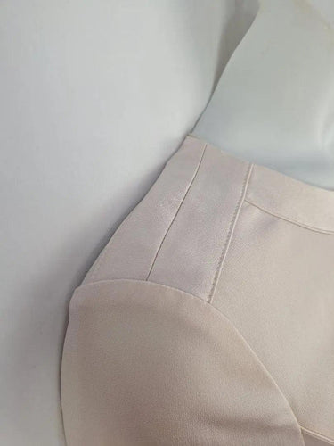 BASLER Elegant Ivory Panelled Midi Dress Size L by SwapUp-Online Second Hand Store-Online Thrift Store